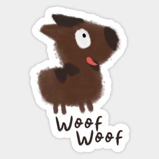 Woof Woof Sticker